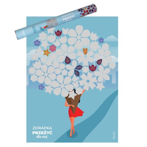 ZDRAPKA PRZEŻYć DLA NIEJ DZIEWĆZYNY PLAKAT PREZENT ZDRAPKA PRZEŻYć DLA NIEJ DZIEWĆZYNY PLAKAT PREZENT