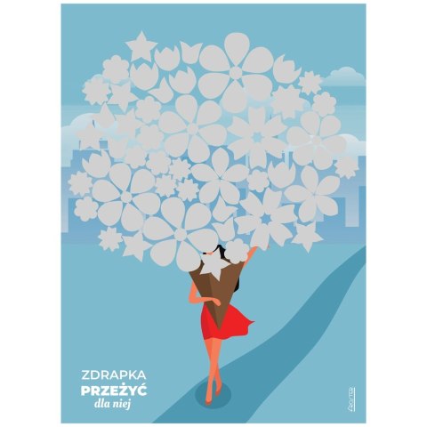 ZDRAPKA PRZEŻYć DLA NIEJ DZIEWĆZYNY PLAKAT PREZENT ZDRAPKA PRZEŻYć DLA NIEJ DZIEWĆZYNY PLAKAT PREZENT