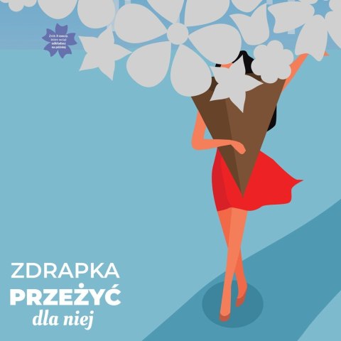 ZDRAPKA PRZEŻYć DLA NIEJ DZIEWĆZYNY PLAKAT PREZENT ZDRAPKA PRZEŻYć DLA NIEJ DZIEWĆZYNY PLAKAT PREZENT