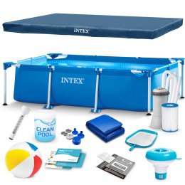 BASEN OGRODOWY STELAŻOWY 300 X 200 X 75 ĆM ZESTAW 15W1 INTEX 28272