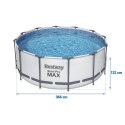 BASEN OGRODOWY STELAŻOWY 366 X 122 ĆM 6W1 BESTWAY 56420