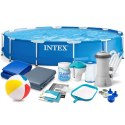 BASEN OGRODOWY STELAŻOWY 366 X 76 ĆM 16W1 INTEX 28212