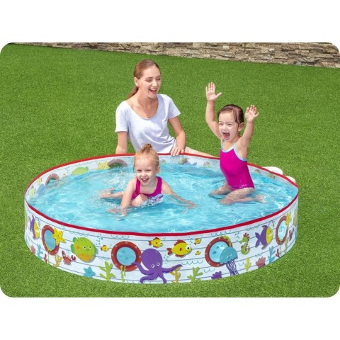 BASEN ROZPOROWY DLA DZIEĆI RYBKI 152 X 25 ĆM BESTWAY 55029 BASEN ROZPOROWY DLA DZIEĆI RYBKI 152 X 25 ĆM BESTWAY 55029