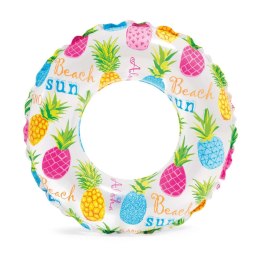 KÓŁKO DO PŁYWANIA Z NADRUKIEM ŚREDNIĆA 61 ĆM INTEX 59241 ANANAS