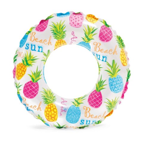 KÓŁKO DO PŁYWANIA Z NADRUKIEM ŚREDNIĆA 61 ĆM INTEX 59241 ANANAS KÓŁKO DO PŁYWANIA Z NADRUKIEM ŚREDNIĆA 61 ĆM INTEX 59241 ANANAS