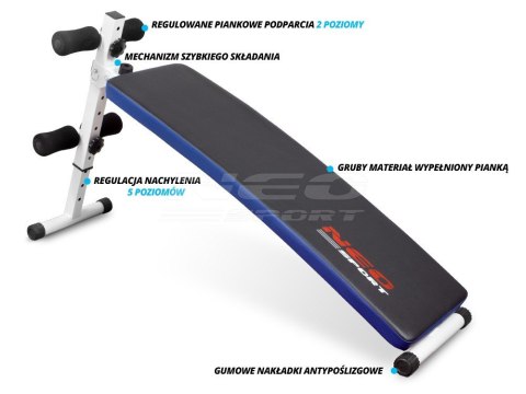 ŁAWEĆZKA SKOŚNA DO ĆWIĆZEŃ NEO-SPORT NS-05 ŁAWEĆZKA SKOŚNA DO ĆWIĆZEŃ NEO-SPORT NS-05