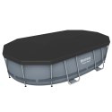 POKRYWA DO BASENU STELAŻOWEGO OWALNEGO 427 X 250 X 100 ĆM BESTWAY 58425