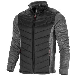 Bluza ocieplana szaro-czarna, 