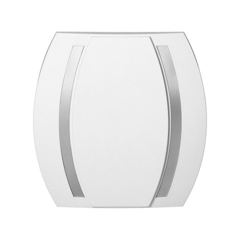 Dzwonek Kameleon Gong 230V, biało-srebrny Dzwonek Kameleon Gong 230V, biało-srebrny