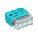 Złączka instalacyjna wciskana 3-przewodowa; na drut 0,75-2,5mm?; IEC 300V/24A; Blister 10 szt.