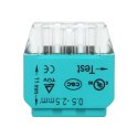 Złączka instalacyjna wciskana 3-przewodowa; na drut 0,75-2,5mm?; IEC 300V/24A; Blister 10 szt.
