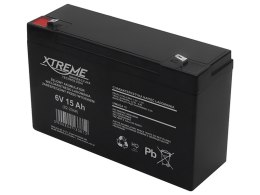 82-204# Akumulator żelowy 6v 15ah xtreme 151x94x51_4,8