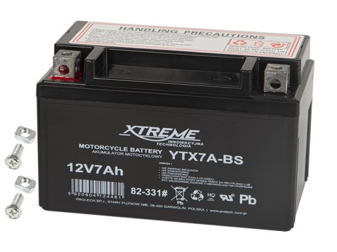 82-331# Akumulator motocyklowy 12v 7ah xtreme 82-331# Akumulator motocyklowy 12v 7ah xtreme