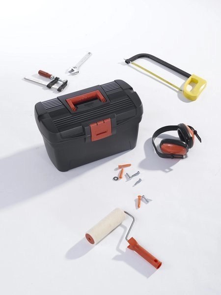 Curver Herobox Basic Skrzynka Narzędziowa Czerwono-Czarna 16" Curver Herobox Basic Skrzynka Narzędziowa Czerwono-Czarna 16"