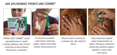 FRONTLINE Combo Spot-On Dla Psów 3x0,67ml FRONTLINE Combo Spot-On Dla Psów 3x0,67ml