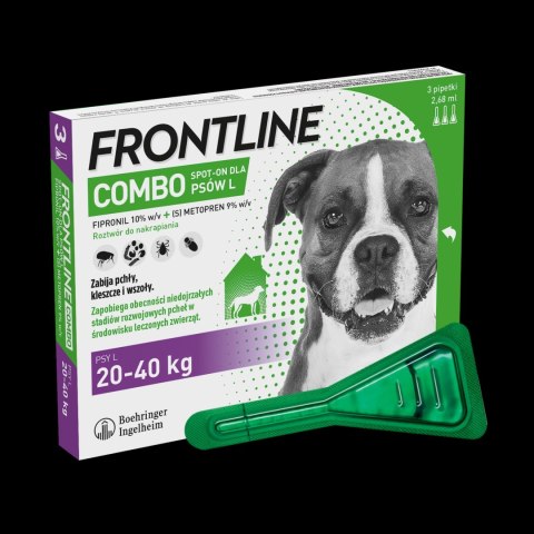 FRONTLINE Combo Spot-On Dla Psów 3x2,68ml FRONTLINE Combo Spot-On Dla Psów 3x2,68ml