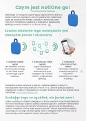 NotiOne Go! - Lokalizator Bluetooth Czarny