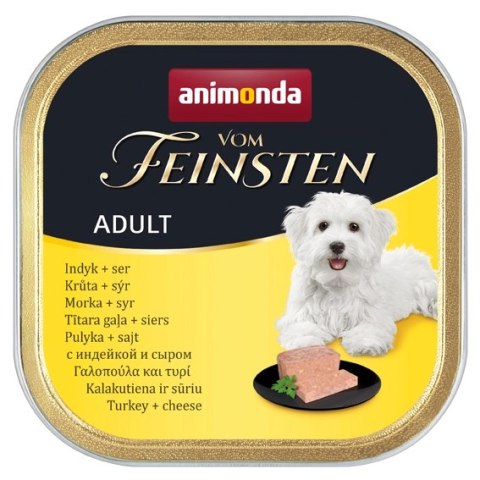 Animonda Vom Feinsten Dog Adult Indyk Z Serem 150g Animonda Vom Feinsten Dog Adult Indyk Z Serem 150g