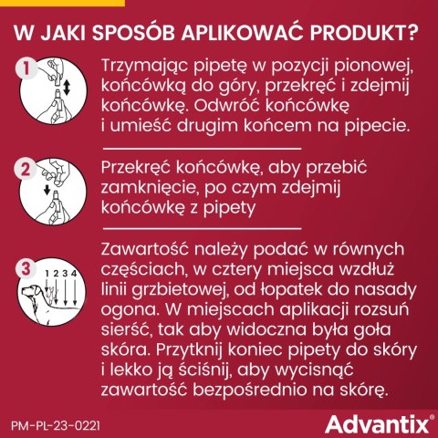Bayer Advantix Krople Na Kleszcze I Pchły 4ml Bayer Advantix Krople Na Kleszcze I Pchły 4ml