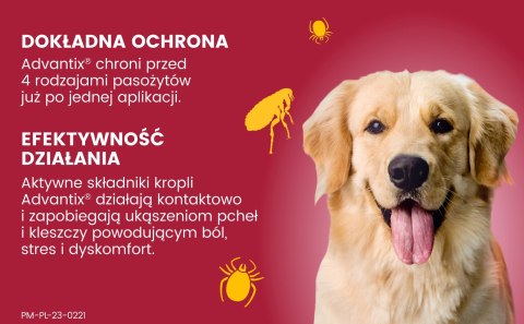 Bayer Advantix Krople Na Kleszcze I Pchły 4ml Bayer Advantix Krople Na Kleszcze I Pchły 4ml