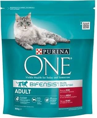 Purina One Cat Adult Karma Z Wołowiną Dla Kota 800g Purina One Cat Adult Karma Z Wołowiną Dla Kota 800g