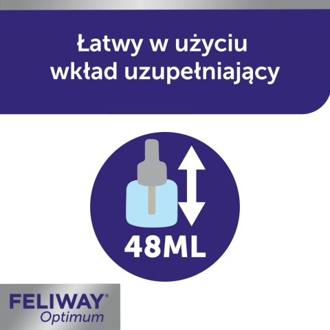 Ceva Animal Health Polska Sp. Z O.o Feliway Optimum Dyfuzor + Wkład 48ml Ceva Animal Health Polska Sp. Z O.o Feliway Optimum Dyfuzor + Wkład 48ml