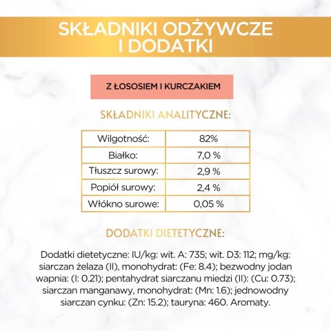 Purina Gourmet Gold łosoś/ kurczak w sosie 85g Purina Gourmet Gold łosoś/ kurczak w sosie 85g