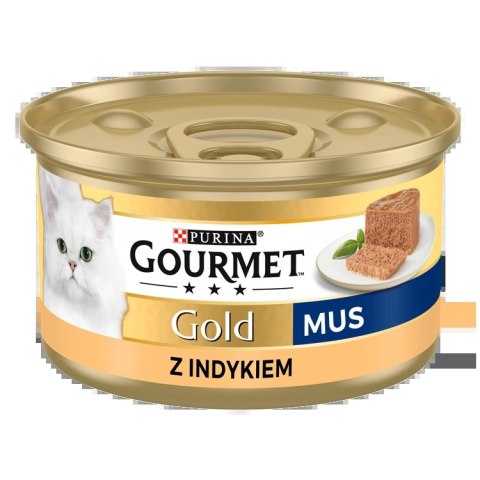 Purina Gourmet Gold mus z indykiem 85g Purina Gourmet Gold mus z indykiem 85g