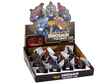 Autko Dinozaur z Napędem Frykcyjnym Różne Gatunki Kolory Autko Dinozaur z Napędem Frykcyjnym Różne Gatunki Kolory