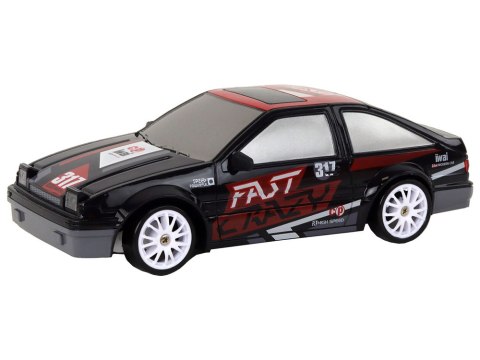 Autko Sportowe Zdalnie Sterowane R/C 1:24 Czarne Wymienne Koła Autko Sportowe Zdalnie Sterowane R/C 1:24 Czarne Wymienne Koła