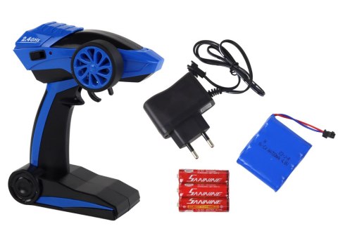 Auto Terenowe Zdalnie Sterowane RC 1:14 2.4G Niebieskie Auto Terenowe Zdalnie Sterowane RC 1:14 2.4G Niebieskie