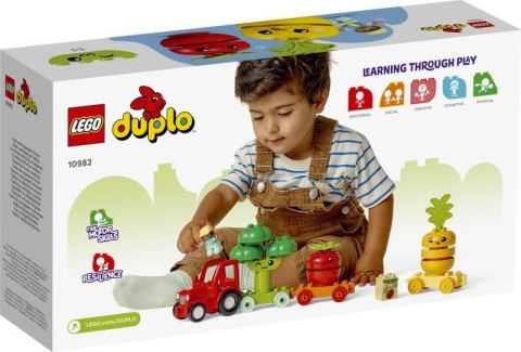 Klocki LEGO DUPLO Mój Pierwszy Traktor Z Warzywami I Owocami P4 10982 Klocki LEGO DUPLO Mój Pierwszy Traktor Z Warzywami I Owocami P4 10982