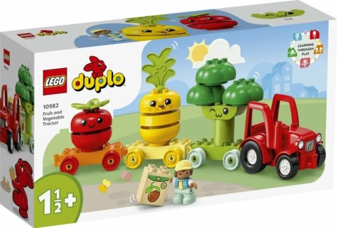 Klocki LEGO DUPLO Mój Pierwszy Traktor Z Warzywami I Owocami P4 10982 Klocki LEGO DUPLO Mój Pierwszy Traktor Z Warzywami I Owocami P4 10982