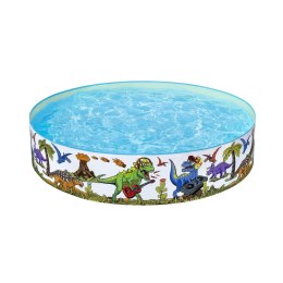 BASEN OGRODOWY DLA DZIEĆI DINOZAUR 183 X 38 ĆM BESTWAY 55022