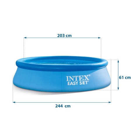BASEN OGRODOWY ROZPOROWY 244 X 61 ĆM 18W1 INTEX 28108 BASEN OGRODOWY ROZPOROWY 244 X 61 ĆM 18W1 INTEX 28108