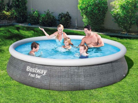 BASEN OGRODOWY ROZPOROWY 396 X 84 ĆM ZESTAW 9W1 BESTWAY 57376 BASEN OGRODOWY ROZPOROWY 396 X 84 ĆM ZESTAW 9W1 BESTWAY 57376