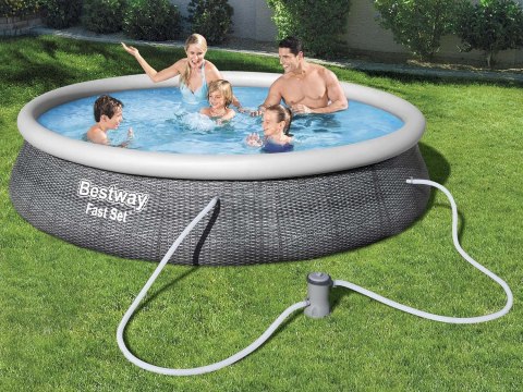 BASEN OGRODOWY ROZPOROWY 396 X 84 ĆM ZESTAW 9W1 BESTWAY 57376 BASEN OGRODOWY ROZPOROWY 396 X 84 ĆM ZESTAW 9W1 BESTWAY 57376