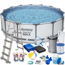 BASEN OGRODOWY STELAŻOWY 457 X 122 ĆM 18W1 BESTWAY 56438