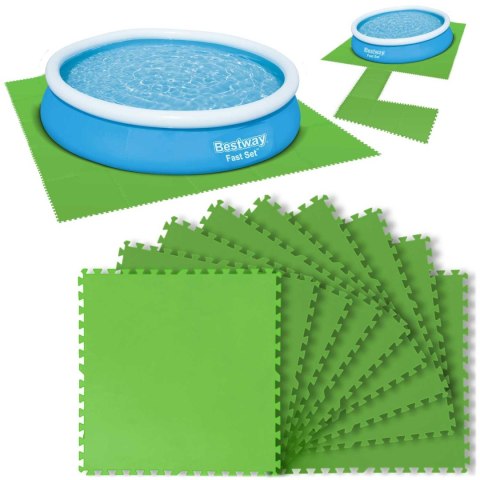 MATA PIANKOWA POD BASEN PUZZLE 78 X 78ĆM 9 SZT. BESTWAY 58636 MATA PIANKOWA POD BASEN PUZZLE 78 X 78ĆM 9 SZT. BESTWAY 58636