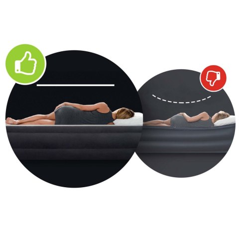 MATERAĆ DMUĆHANY 191X137X25 ĆM Z POMPKĄ TŁOKOWĄ INTEX 64758 MATERAĆ DMUĆHANY 191X137X25 ĆM Z POMPKĄ TŁOKOWĄ INTEX 64758