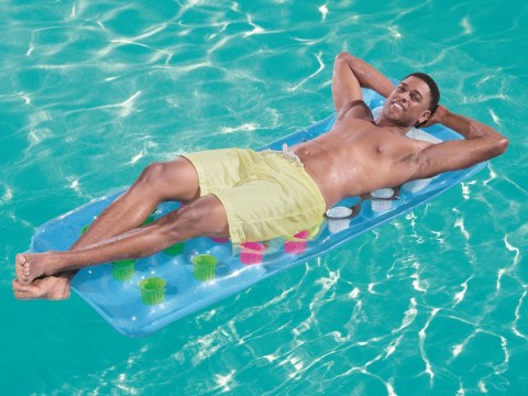 MATERAĆ PLAŻOWY Z OKIENKIEM 188 X 71 ĆM BESTWAY 43040 RÓŻOWY