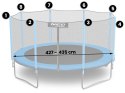 SIATKA ZEWNĘ TRZNA DO TRAMPOLIN 435ĆM 14FT NEO-SPORT