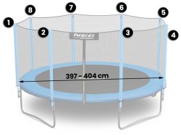 SIATKA ZEWNĘ TRZNA DO TRAMPOLINY 404 ĆM 13FT NEO-SPORT