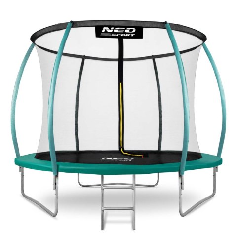 TRAMPOLINA OGRODOWA 10FT/312ĆM Z SIATKĄ, PROFILOWANYMI SŁUPKAMI I DRABINKĄ TRAMPOLINA OGRODOWA 10FT/312ĆM Z SIATKĄ, PROFILOWANYMI SŁUPKAMI I DRABINKĄ
