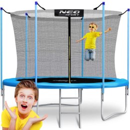 TRAMPOLINA OGRODOWA 10FT/312ĆM Z SIATKĄ WEWNĘ TRZNĄ I DRABINKĄ