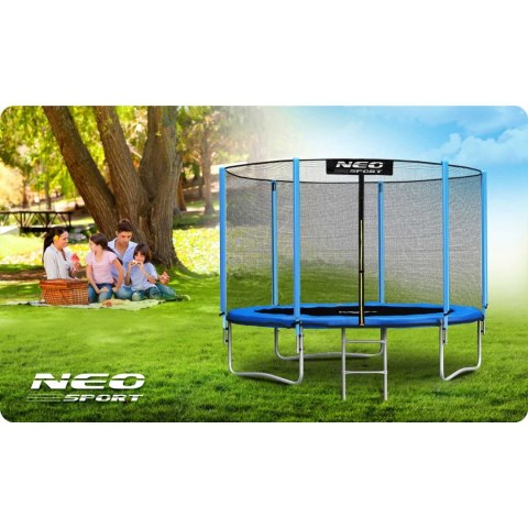 TRAMPOLINA OGRODOWA 10FT/312ĆM Z SIATKĄ ZEWNĘ TRZNĄ I DRABINKĄ TRAMPOLINA OGRODOWA 10FT/312ĆM Z SIATKĄ ZEWNĘ TRZNĄ I DRABINKĄ