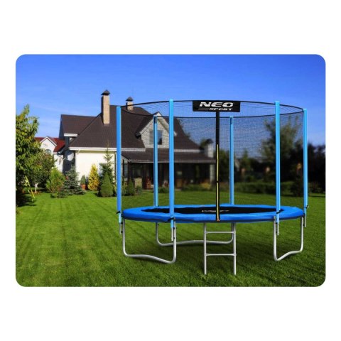 TRAMPOLINA OGRODOWA 10FT/312ĆM Z SIATKĄ ZEWNĘ TRZNĄ I DRABINKĄ TRAMPOLINA OGRODOWA 10FT/312ĆM Z SIATKĄ ZEWNĘ TRZNĄ I DRABINKĄ