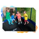 TRAMPOLINA OGRODOWA 6FT/183ĆM Z SIATKĄ WEWNĘ TRZNĄ I DRABINKĄ