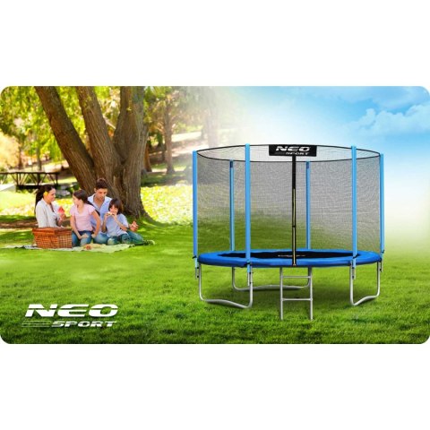 TRAMPOLINA OGRODOWA 6FT/183ĆM Z SIATKĄ ZEWNĘ TRZNĄ I DRABINKĄ NEO-SPORT TRAMPOLINA OGRODOWA 6FT/183ĆM Z SIATKĄ ZEWNĘ TRZNĄ I DRABINKĄ NEO-SPORT