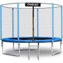 TRAMPOLINA OGRODOWA 6FT/183ĆM Z SIATKĄ ZEWNĘ TRZNĄ I DRABINKĄ NEO-SPORT TRAMPOLINA OGRODOWA 6FT/183ĆM Z SIATKĄ ZEWNĘ TRZNĄ I DRABINKĄ NEO-SPORT